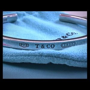 Genuine Tiffany & Co Narrow Cuff Bracelet